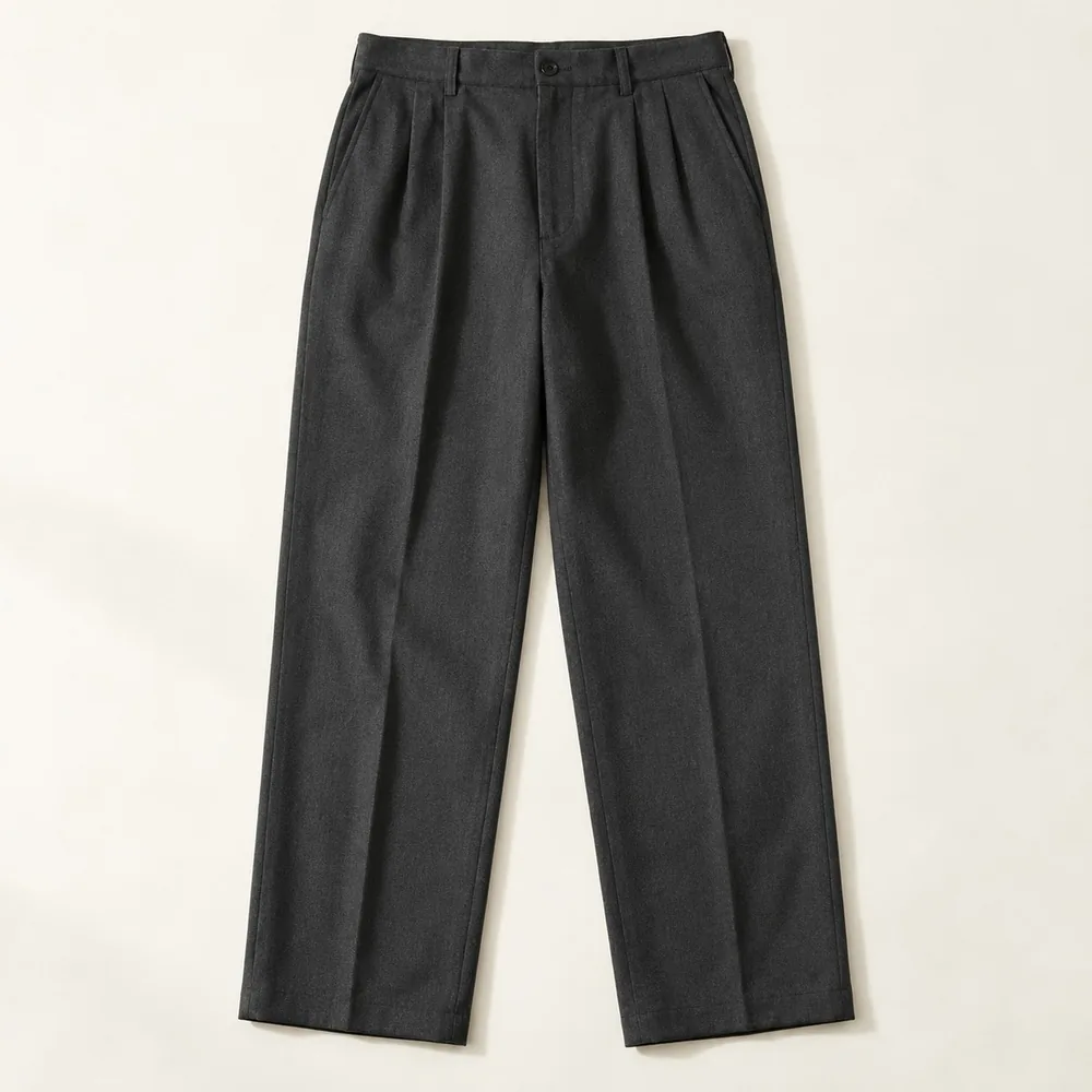 Pantalón gris con pinzas